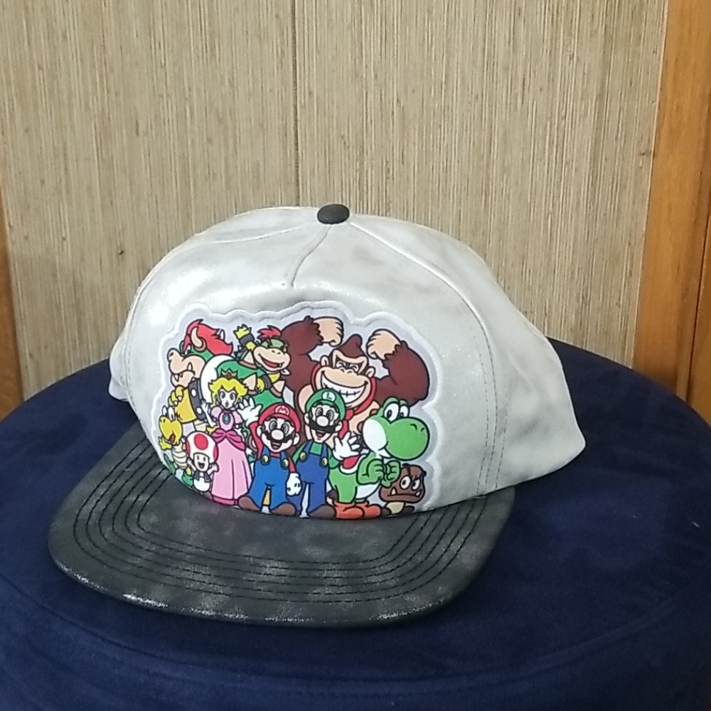 Super Mario snap back hat